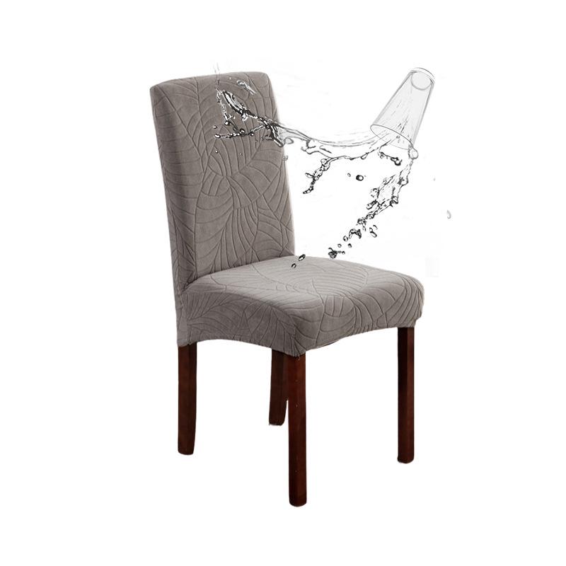 Waterproof High-Back Dining Chair Cover - Soft, Comfortable, Silky, Skin-Friendly Fabric