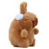 Movable Bunny Ears Capybara Plush Pendant Pull Rope Capybara Plushie Doll  Bag Hanging