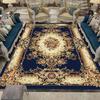 European Luxury Living Room Carpet Bedroom Bedside Large Floor Mat Washable Non-slip Bathroom Area Footpad Cloakroom Decor Rug
