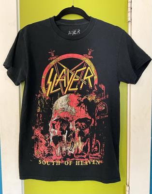 T-shirt SLAYER South of Heaven Unisexe SM Rock and Roll Groupe de Musique Classique Noir