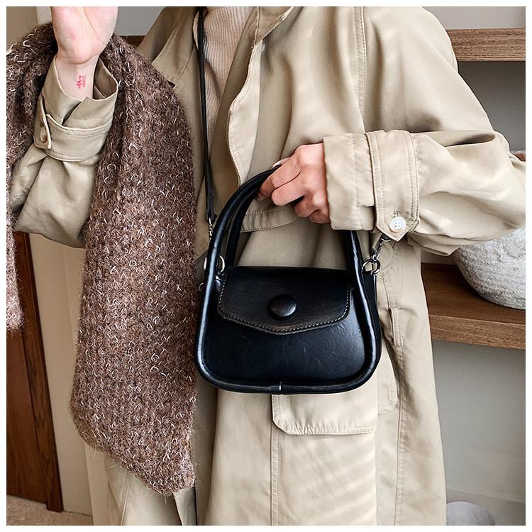 Vintage Style Tote Bag Female 2023 New Seasonal Small Shoulder Bag For Commuting