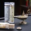Aladdin's Lamp Alloy Incense Burner - Small Auspicious Cloud Design for Long-lasting Agarwood & Sandalwood Aromatherapy