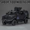 1:32 Dongfeng Mengshi Sabertooth Alloy Diecast Off-Road Vehicles Model Toys Car Rubber Tire Pull Back Doors Opened Friend'S Gift