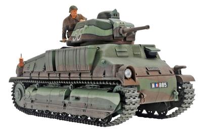 Tamiya Military Miniature Series French Army Medium Tank SOMUA S35 Plastic Model 35344 1/35 No.344