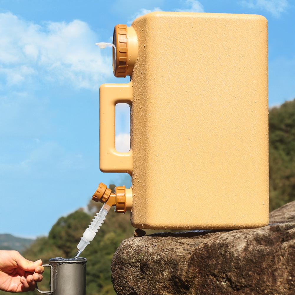 Outdoor Water Faucet with Extender Hose Portable Faucet Replacement Water Container Faucet for Water Tank Bucket