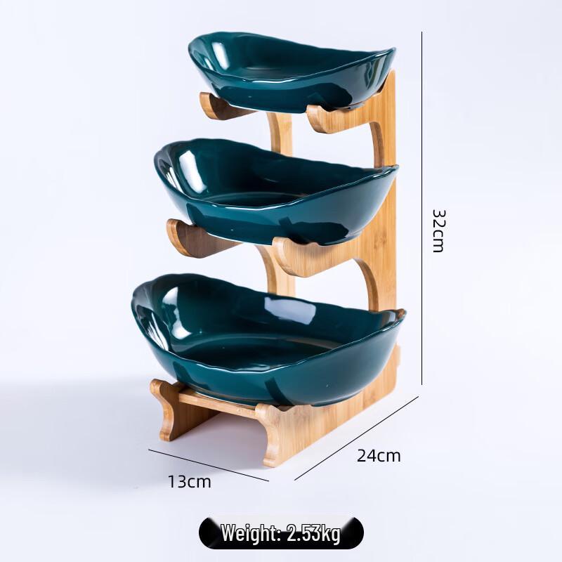 

Nordic Style Ceramic 3-Tier Fruit Basket