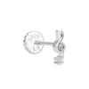 Earring - LUXENTER - Tiha - 925 Sterling Silver - Brilliant Zirconia - Rhodium Plated