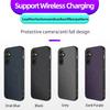 Magnetic Silicone Case For Samsung Galaxy M56 M54 M33 M14 5G Wireless Charging Carbon Fiber PU Anti-Drop Soft Cover Phone Cases
