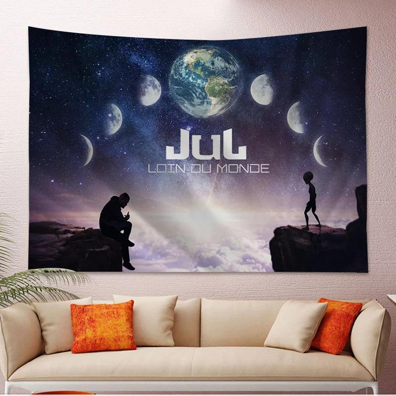 Jul Art Tapestry Cosmic and Nature Themes Perfect for Living Room Decor Modern StyleEnhance Your Space with Unique Designs