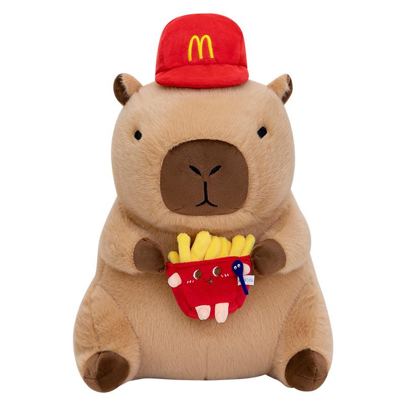 Doll Animal Capybara Plush With Chicken And Tater For Kids Room Toys Decor