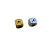 Colored Dice Guitar Knobs with Wrench - Gold and Silver Guitar Accessories