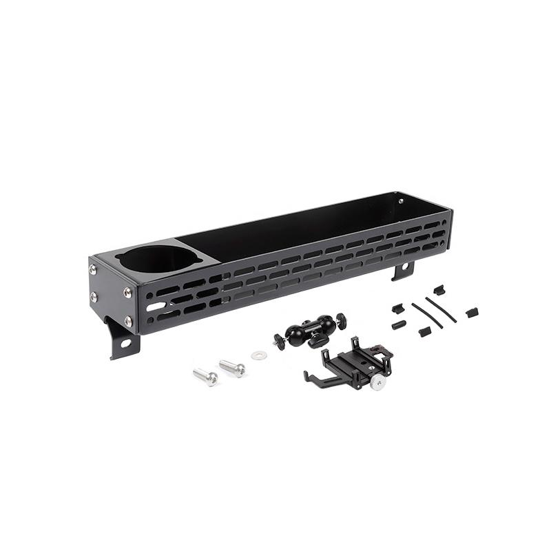Caja de Almacenamiento de Expansión con Soporte para Teléfono Organizador para Manillar de Copiloto TESIN Para Suzuki Jimny 2019 2020 2021 2022 2023 Accesorios