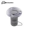316 Stainless Steel Marine Fuel, Oil, and Water Filling Port for Yachts and RVs with Small Key.