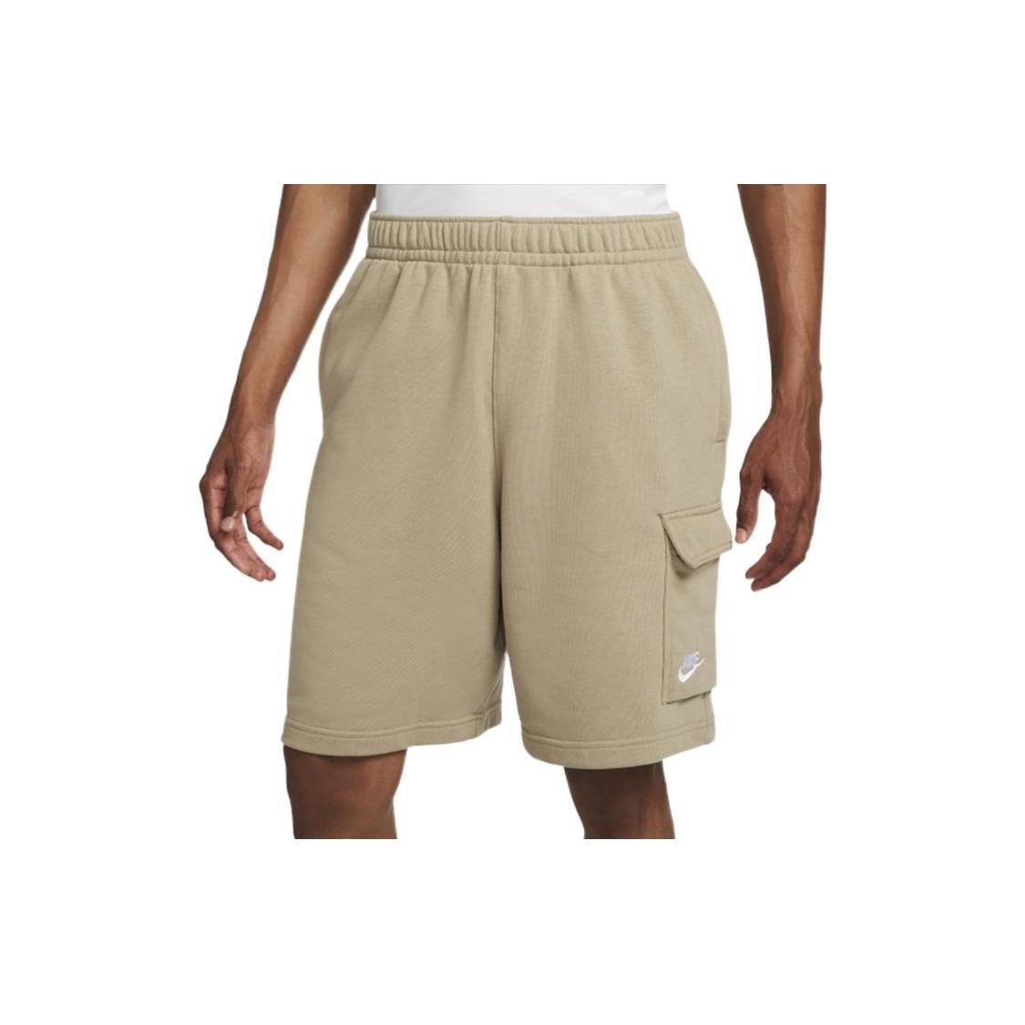 Nike Sportswear Club Cargo Big Pocket Solid Color Sports Shorts Khaki Men s DD7015-247 S