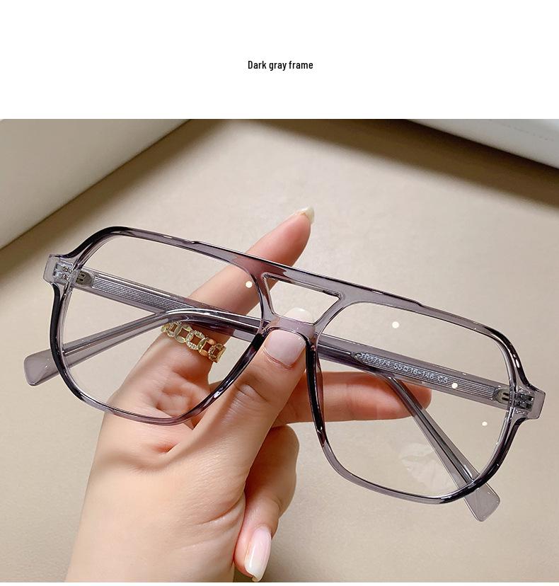 Ultralight TR90 Anti-Blue Light Large Eyeglass Frames for Prescription Glasses