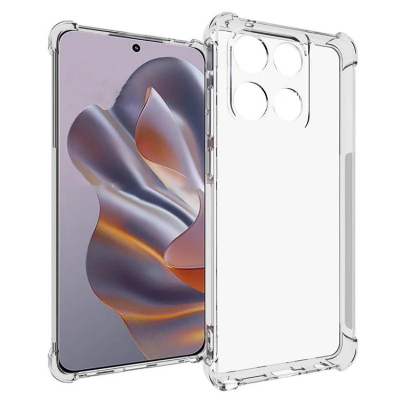 For Motorola Moto G Stylus 5G (2025) Clear TPU Case WANLONFENG TM Series 2.0mm Phone Back Cover
