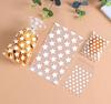 Gold Polka Dot Self-Adhesive Transparent Plastic Bags for Small Biscuits and Candy