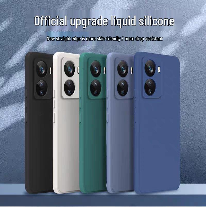 IQOO Z6/Z6X Silicone Case - Vivo Cover for Men & Women