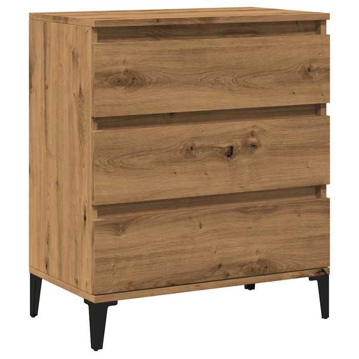 VidaXL Buffet Artisanal Oak 60x35x70 Cm Engineered Wood, Cabinet, Cupboard, Highboard, Sideboard, Cabinet of 856483