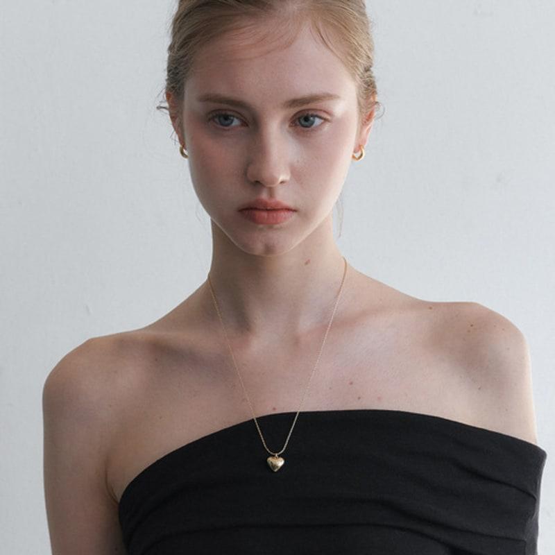 OVLA Plain Heart necklace_VOLUME JN017