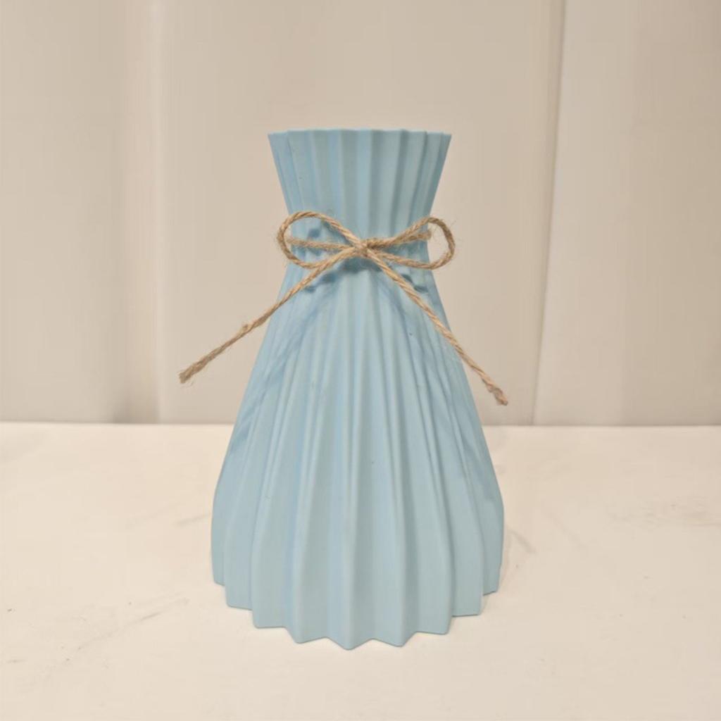 1PC Water Ripple Plastic Vase Home Living Room Office Flower Arrangement Decoration Crafts Wedding Table Center Vase Ornament
