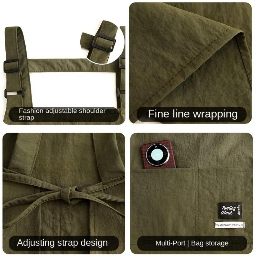 Professional Cooking Aprons Breathable Working Clothes New Barber Apron  Hair Salon Tool