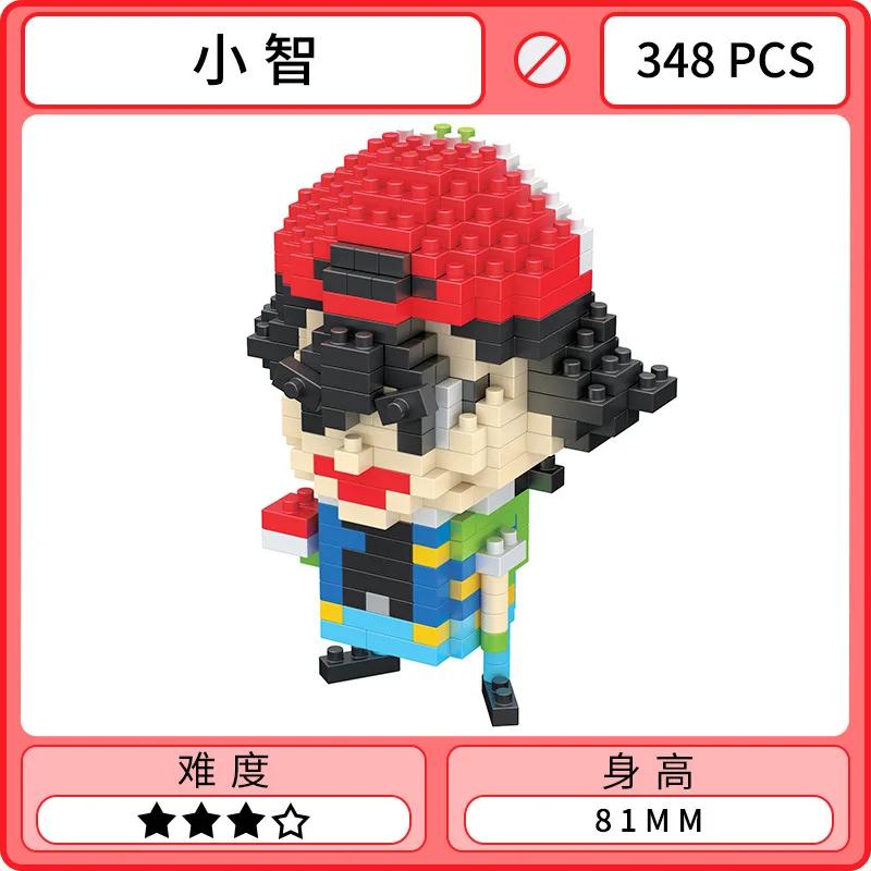 

Pokemon Мікро Будівельні Блоки Маровак Джиггліпаф Генгар Мадкіп Піплуп Райчу Гярадос Пікачу Міні Цегляні Фігурки Іграшка Для Дітей With Box