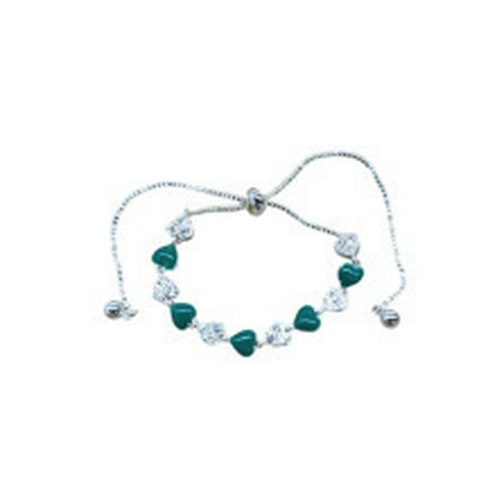 Bracciale Splice ad Olio con Cuore di Zircone – Gioiello di Moda Elegante e Versatile per Donne