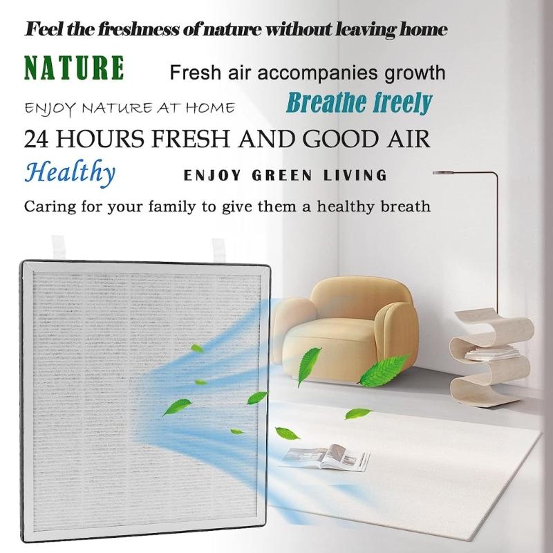 High-Efficiency Activated Carbon Filtration System HEPA Filter Suitable for LevoitVital 100 Air Purifier Hepa Filter 3x