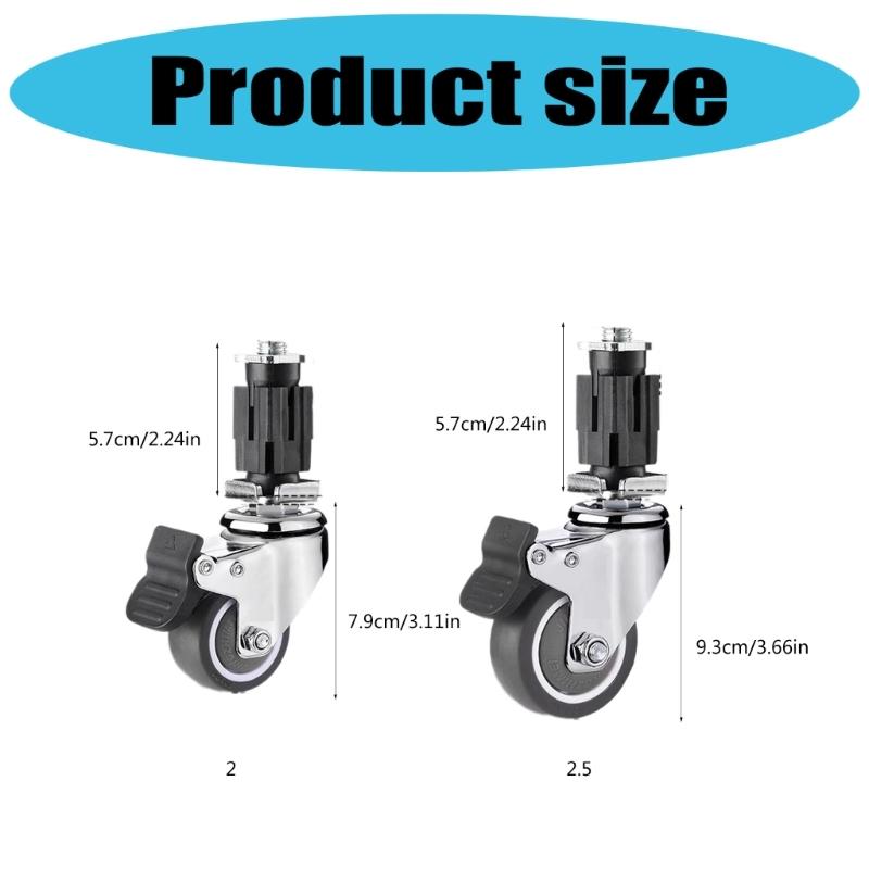 4 Stück Vierkantrohr Universalrad Lenkrolle Ersatzmöbel Drehräder Rollen Kofferrad Rolle Einfach zu installieren