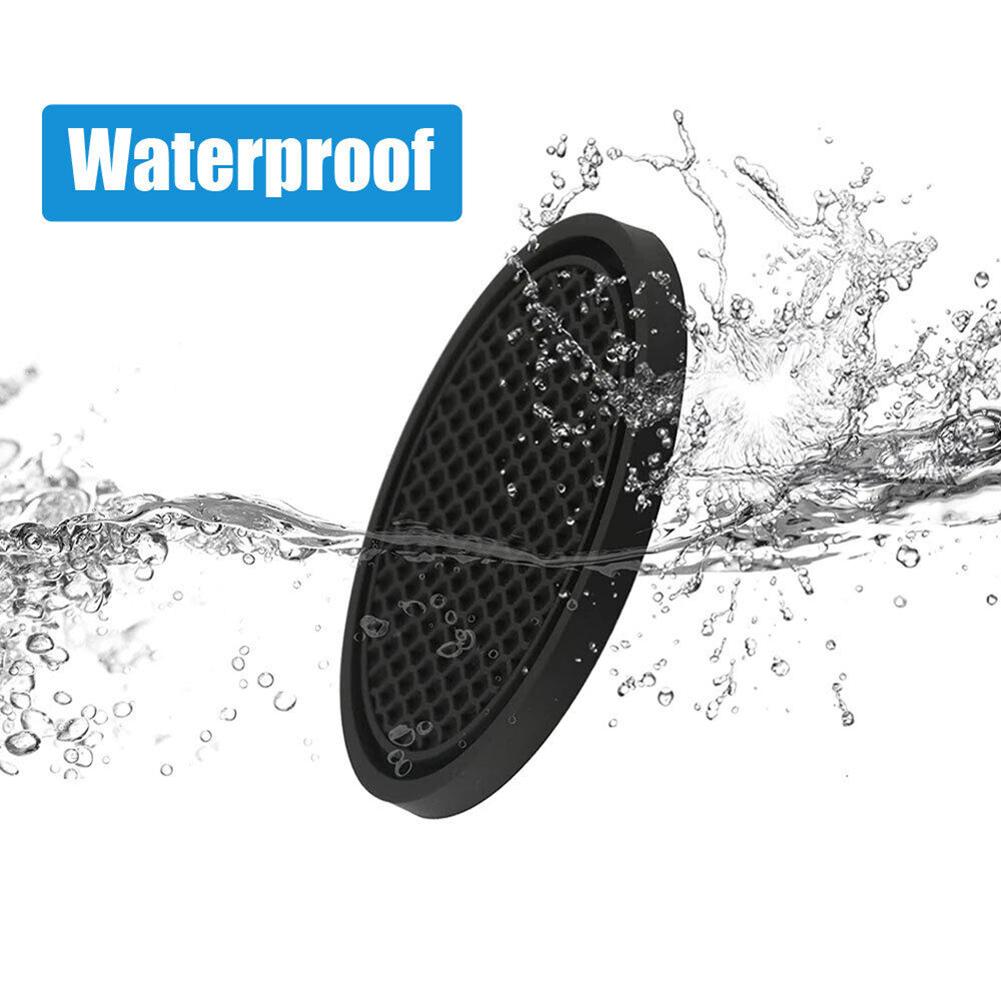 4pcs Car Coaster Non-Slip Silicone Mat For Car Water Cup Auto Interior Anti-Slip Cup Pad Drink Holder Mat Decoration Accessories Cup Holders 5