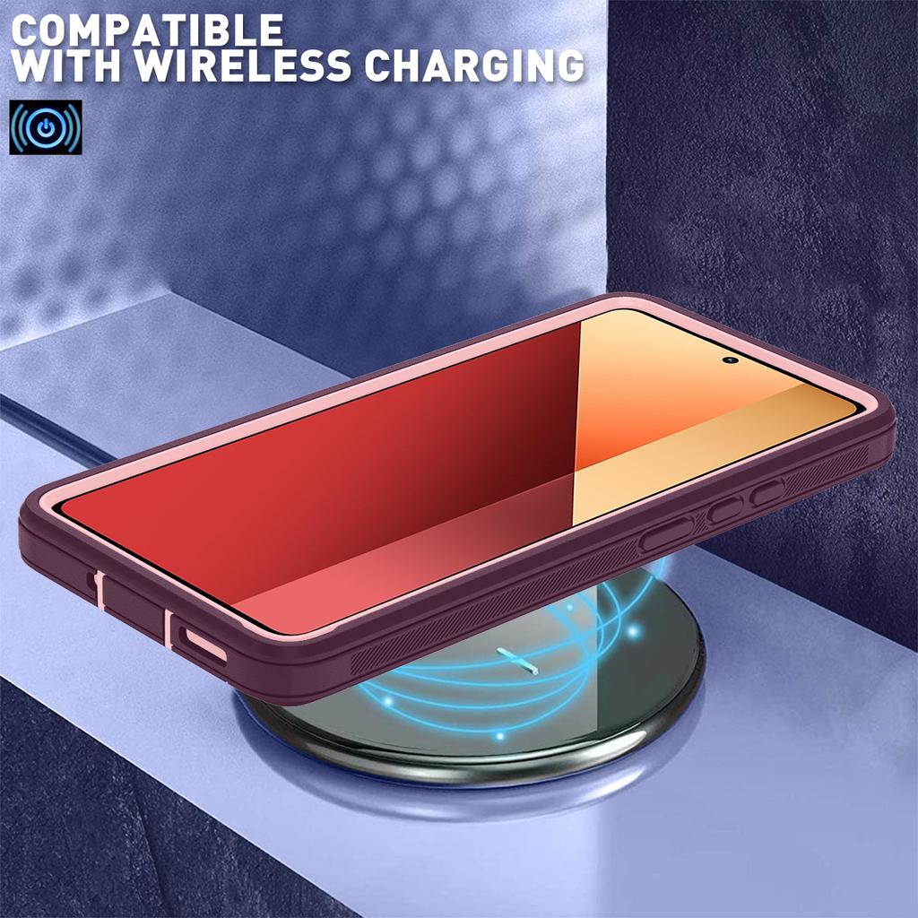 Stöttåligt Dammtätt Skal För Xiaomi Redmi 13 Pro 4G 5G Armor Anti-Repor Robust Skyddsskal För Redmi Note 13 Pro Plus