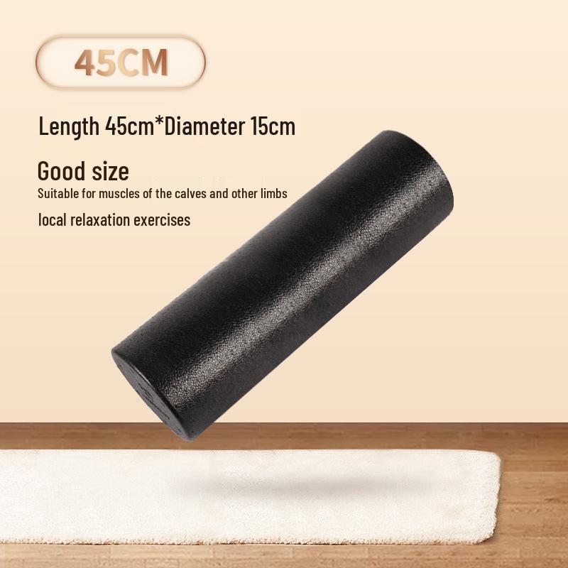 Solid Smooth Surface Foam Roller for Muscle Relaxation and Slimming Legs - Professional Yoga and Fitness Back Exercise Roller.