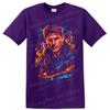 Pete Maverick Mitchell Top Gun Neon Portrait T Shirt Movie Fan Graphic Art Tee