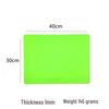 Solid Color Kids Silicone Placemat - Waterproof, Oilproof, Heat-Resistant Rectangular Dining Mat