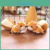 Adorable Fluffy Squirrel Plush Keychain Soft Toy With Big Tail For Bags And Keys