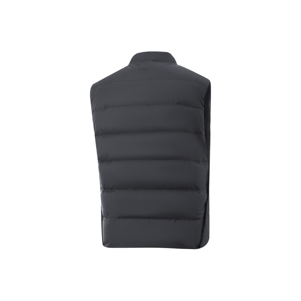 Li Ning Sport Lifestyle Series Stand Collar Letter Brand Logo Down Vest Women Vest AMRV040-3