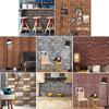 Simulation Brick Stone Rustic Effect Self-adhesive Wall Sticker Home Decor 