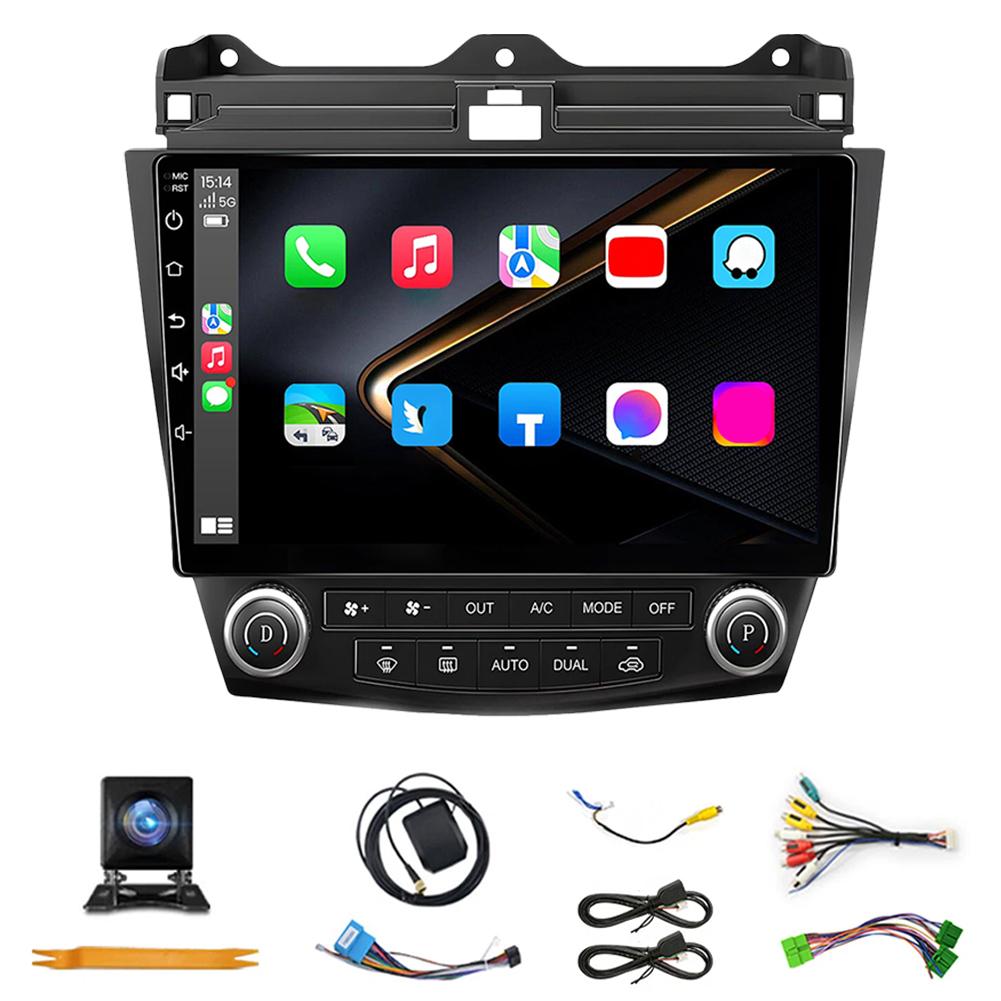 

10.1 Inch Car Stereo Radio Wireless CarPlay Android Auto with GPS WiFi BT FM Radio for Honda Accord 7th 2003 2004 2005 2006 2007
