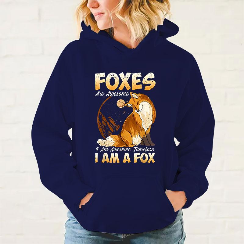 New Fashion Fox Printed Hoodie Women Men Autumn Winter Warm Sweatshirt Hip Hop Harajuku Streetwear Long Sleeve Pullover