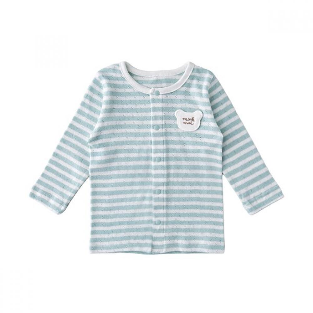 Mink Mui 2026 Ss Dárek k narození Mn Mumu Pruhovaný Základní žebrovaný set kalhot 36170 054 01 36114 810 03