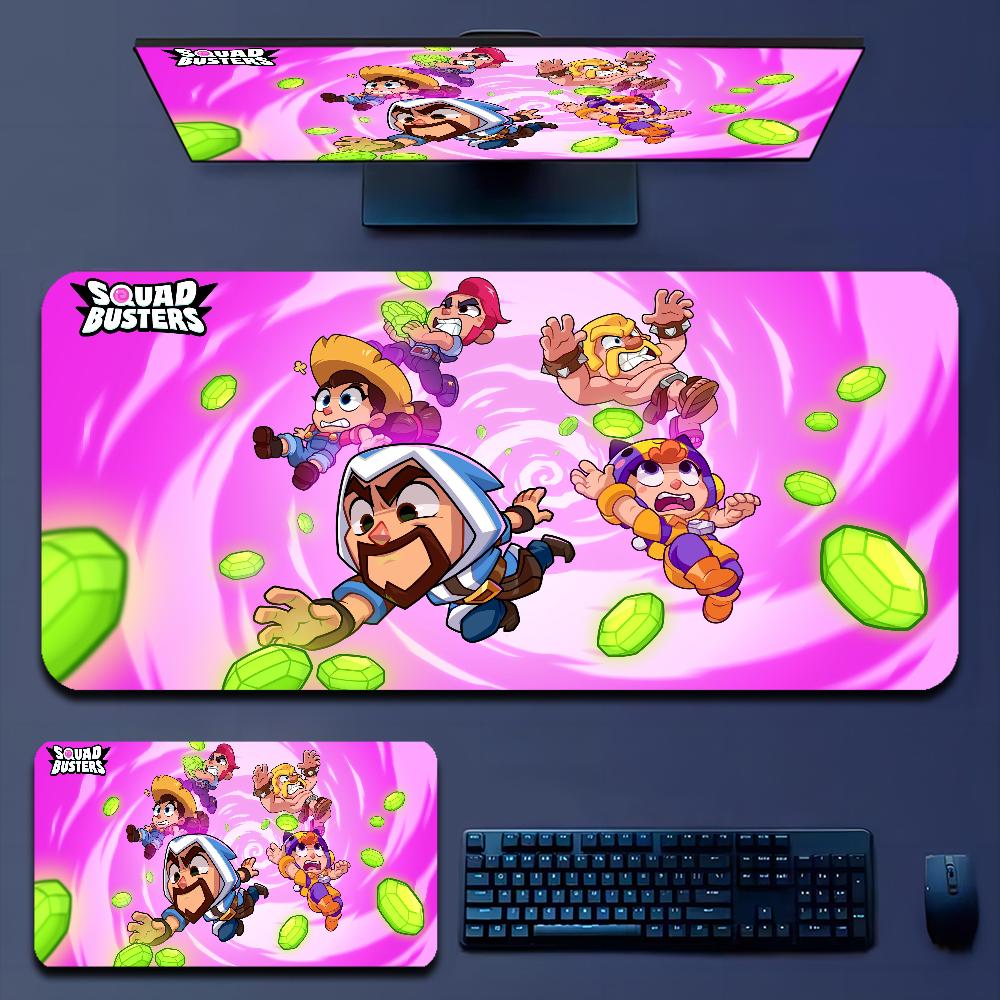 S-Squad B-Busters My Favorite gamer play mats Mousepad Size for Keyboards Mat Mousepad for boyfriend Gift