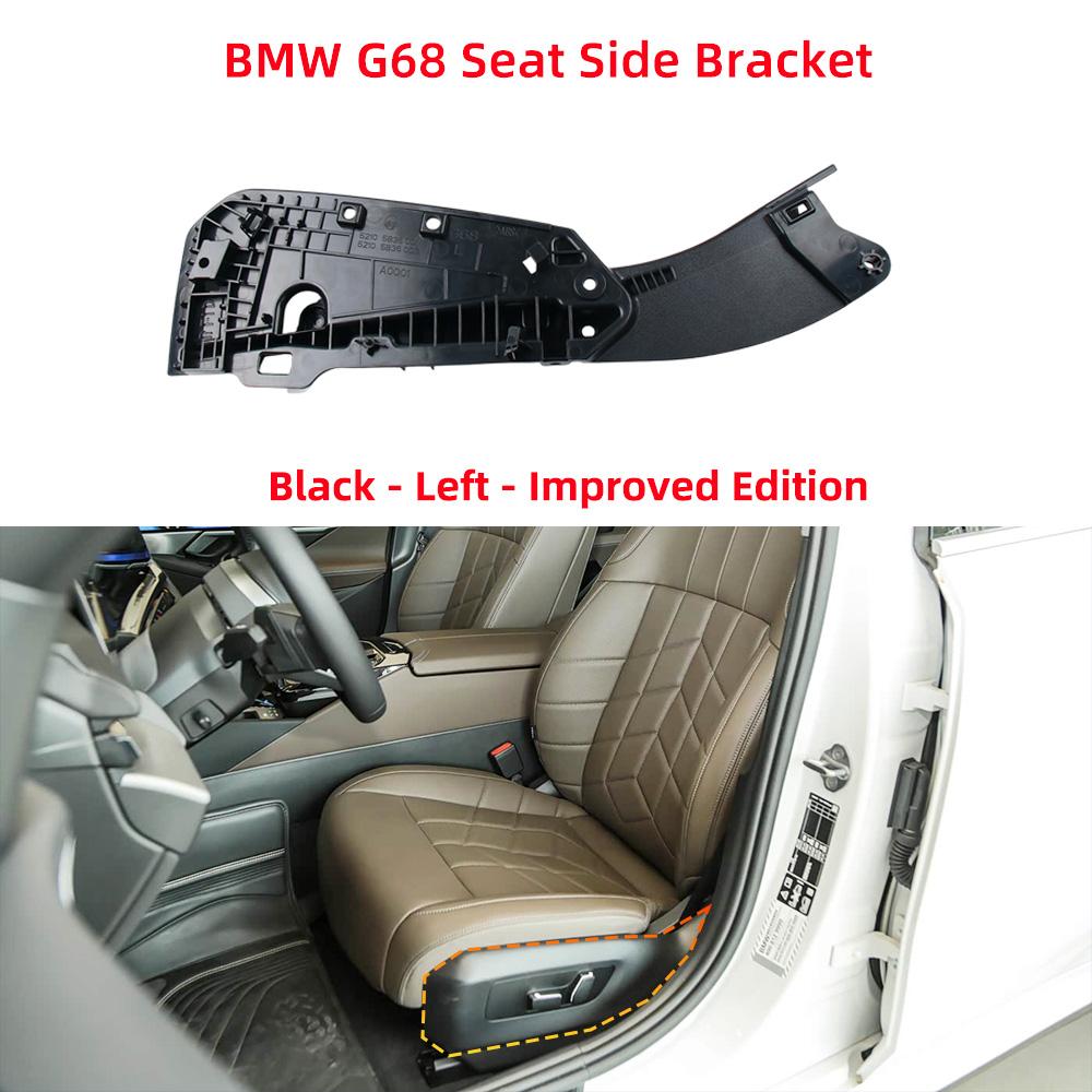 52105B360D1 Black Car Front Left Right Seat Side Support Frame Panel Bracket Cover Replacement For BMW 5 Series G68 2026-2026