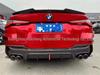 BMW 4 Series G22 Coupe Carbon Fiber Rear Spoiler with Lights & Corner Inserts - Three-Piece Design
