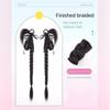2Pcs Twist Braid Wig Bubble Braid Fried Dough Chicken Feather Boxing Braid  for Women