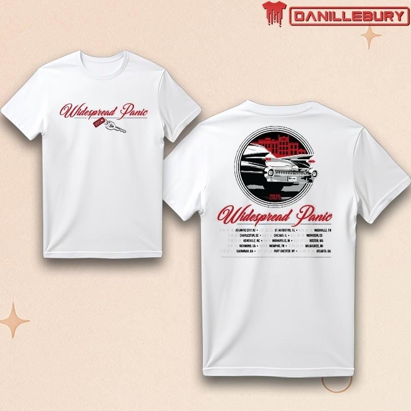 Widespread Panic Tour 2025 Concert Fan Gifts Unisex Unisex T-Shirt S