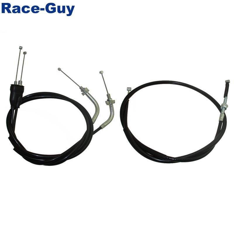 Extended Throttle Cable Front Brake Cable +5 Inch For Honda Fuel Injected EFI CRF110 2019-2023