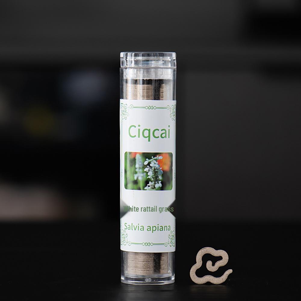 42-Piece Auspicious Cloud Incense Coils: Jasmine, Sandalwood, Cherry Blossom, Lavender for Indoor Yoga & Relaxation.