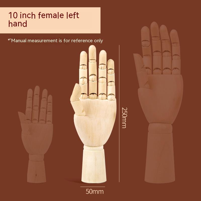Sketch Drawing Mannequin Model Wooden Hand Model Human Artist Models Flexible Jointed Hand 5.5-12 Inches Tall Movable Limbs