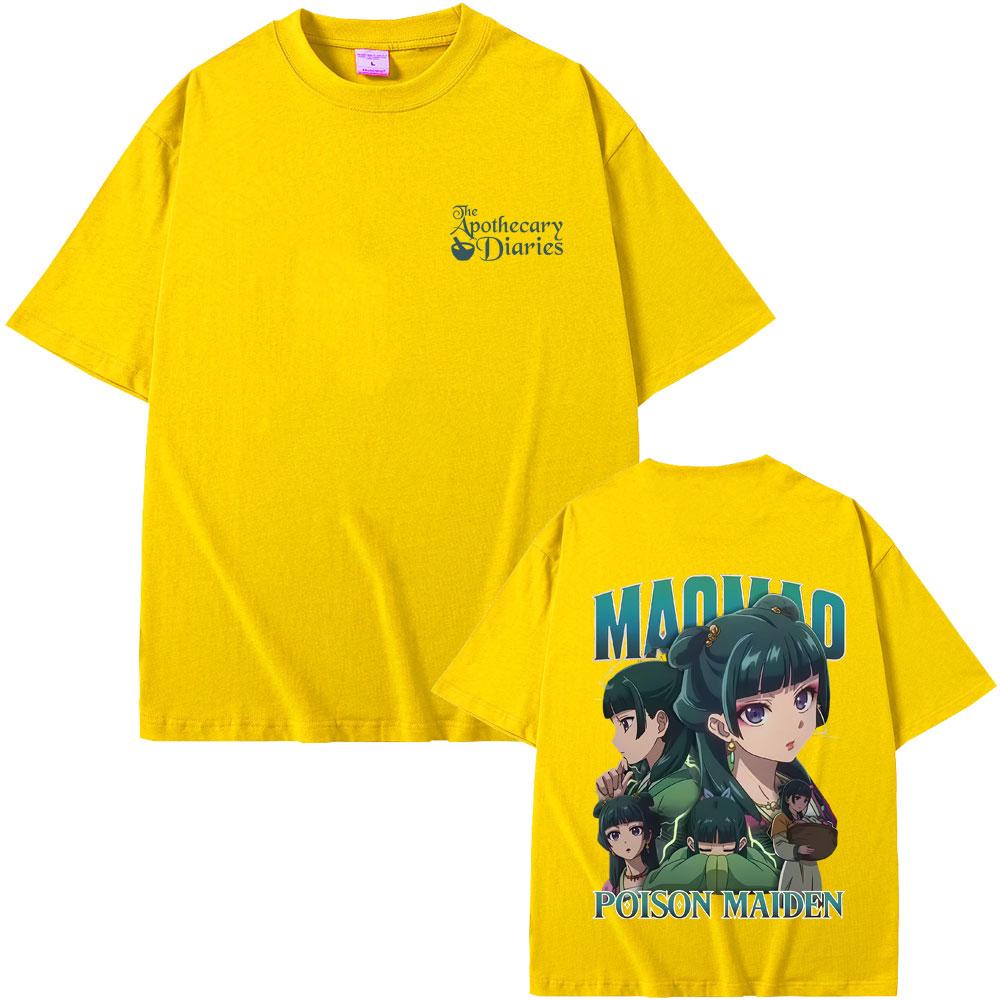 Anime The Apothecary Diaries Maomao Tshirt Men Women Clothing Cotton Casual Oversized Tshirt Male Fashion Vintage Short Sleeve